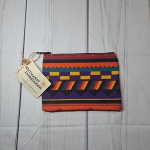 NWT Southwestern Expressions Hush Puppies Pouch Zippered Bag